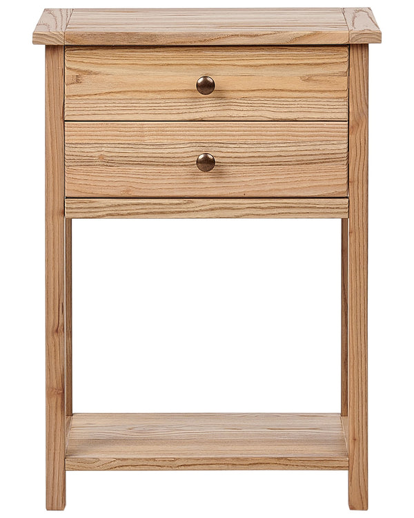 Console Table SALTON Wood Light Brown