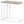 Messina Garden Side Table Light Wood and White