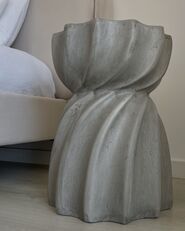Algua Accent Side Table Grey