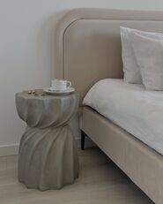 Algua Accent Side Table Grey