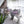 Biviere Accent Side Table Off-White Terrazzo Effect