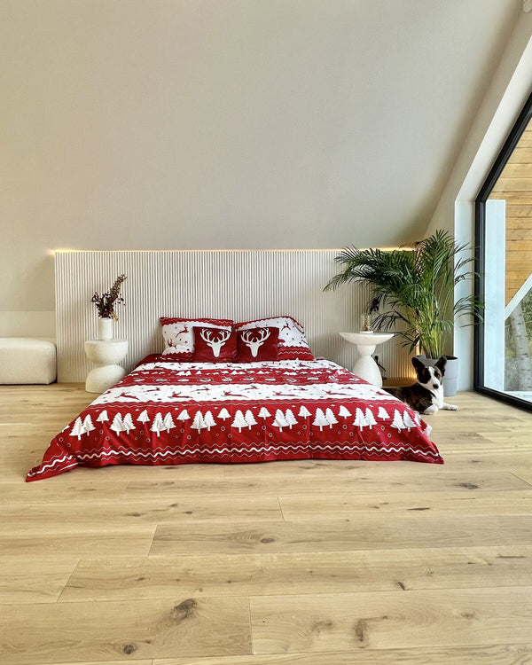 Caoria Accent Side Table Off-White Terazzo Effect