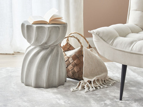 Algua Accent Side Table Grey