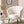 Caoria Accent Side Table Off-White Terazzo Effect