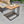 Messina Garden Side Table Light Wood and Black