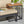 Messina Garden Side Table Light Wood and Black