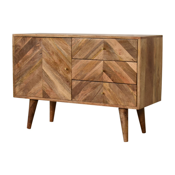 Muna Solid Mango Wood Sideboard