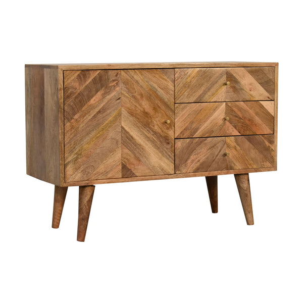 Muna Solid Mango Wood Sideboard