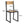 Cosmo Industrial Metal & Mango Wood Dining Chair - Set of 2