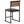 Dining Set BURTON Brown/ Black 4 Seater