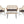 Garden Lounge Set with Table 4 Seater Minori PE Rattan Beige