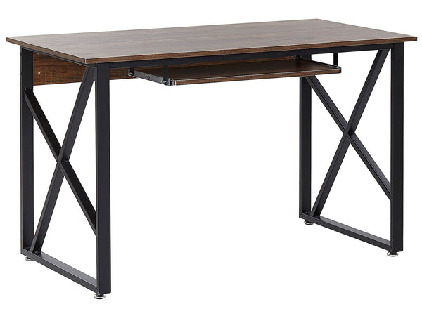 Home Office Desk 120 x 60 cm Dark Wood Darby