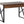Home Office Desk 120 x 60 cm Dark Wood Darby