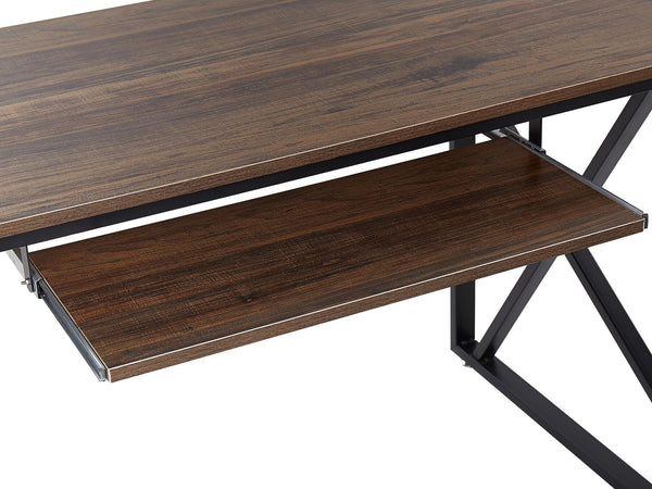 Home Office Desk 120 x 60 cm Dark Wood Darby