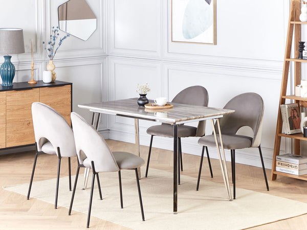 Dining Table GREYTON White 120 cm 70 cm