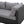 Garden Corner Sofa with Table 4 Seater SANO Right Hand Modular PE Rattan Black