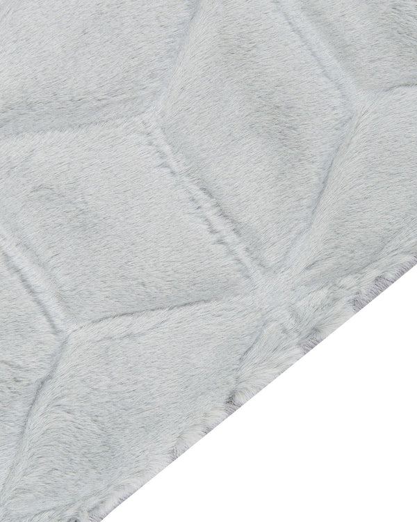 Faux Rabbit Fur Rug 80 x 150 cm Mint Grey THATTA