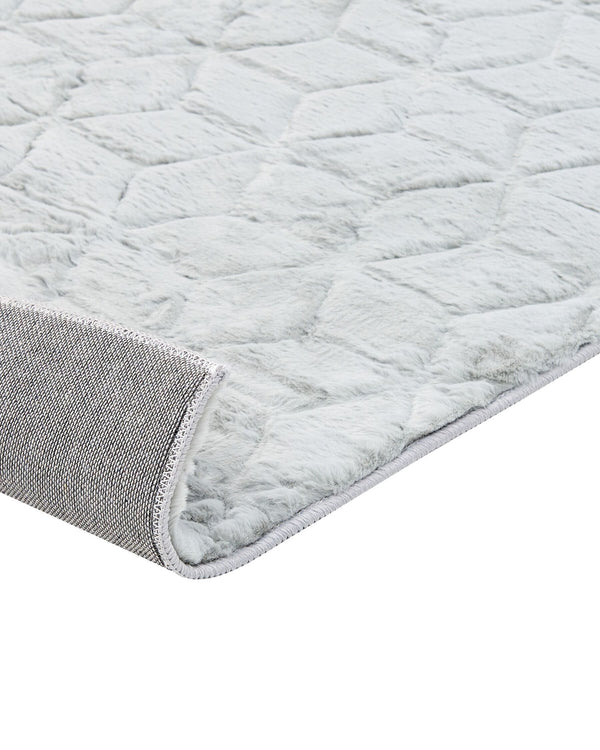 Faux Rabbit Fur Rug 80 x 150 cm Mint Grey THATTA