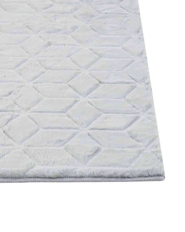 Faux Rabbit Fur Rug 80 x 150 cm Mint Grey THATTA