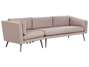 Garden Sofa 3 Seater LORETELLO Left Hand Beige