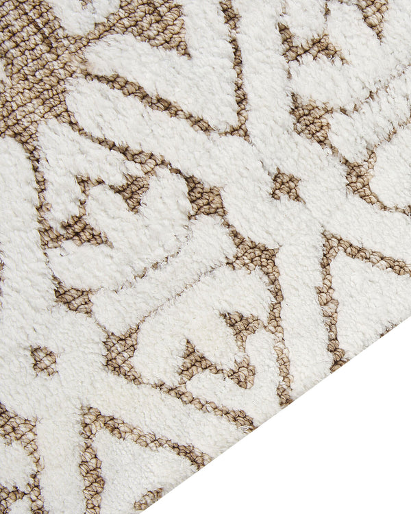 Area Rug 300 x 400 cm Off-White and Beige GOGAI