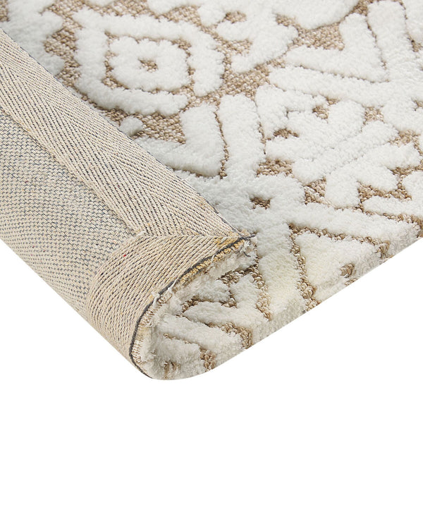 Area Rug 300 x 400 cm Off-White and Beige GOGAI