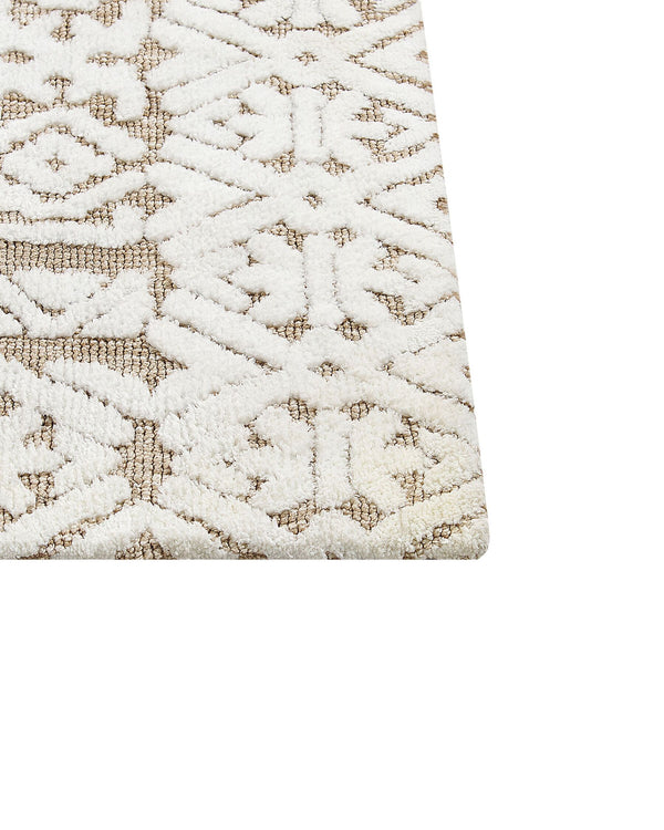 Area Rug 300 x 400 cm Off-White and Beige GOGAI