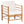 Garden Lounge Set with Table 4 Seater CERRETO Bamboo Wood Off-White