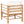 Garden Lounge Set with Table 4 Seater CERRETO Bamboo Wood Off-White