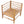 Garden Lounge Set with Table 4 Seater CERRETO Bamboo Wood Off-White