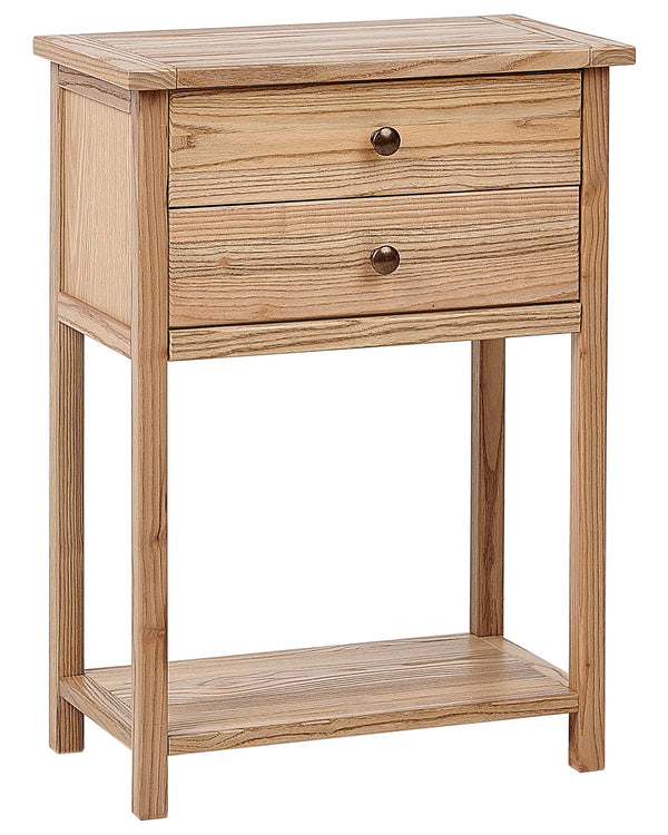 Console Table SALTON Wood Light Brown