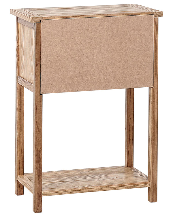 Console Table SALTON Wood Light Brown