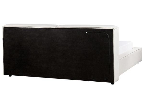 Bed Fabric 160 x 200 cm (EU King Size) Off-White Linards
