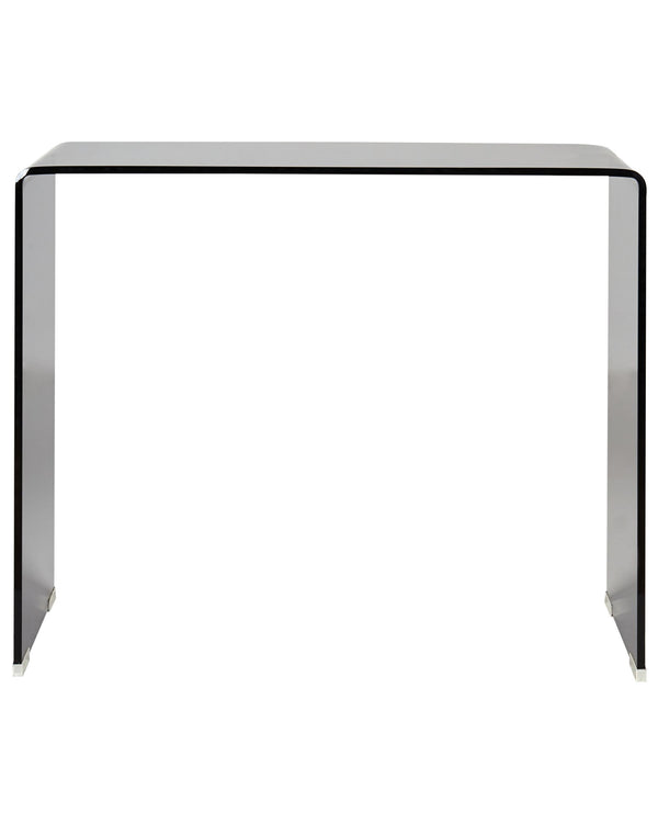 Console Table Kendall Tempered Glass Black