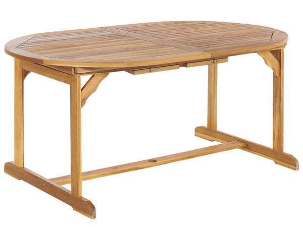 Maui II Garden Dining Set 8 Seater with Cushions Acacia Wood Dark Red